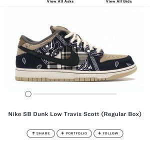 Nike sb dunks Travis Scott’s